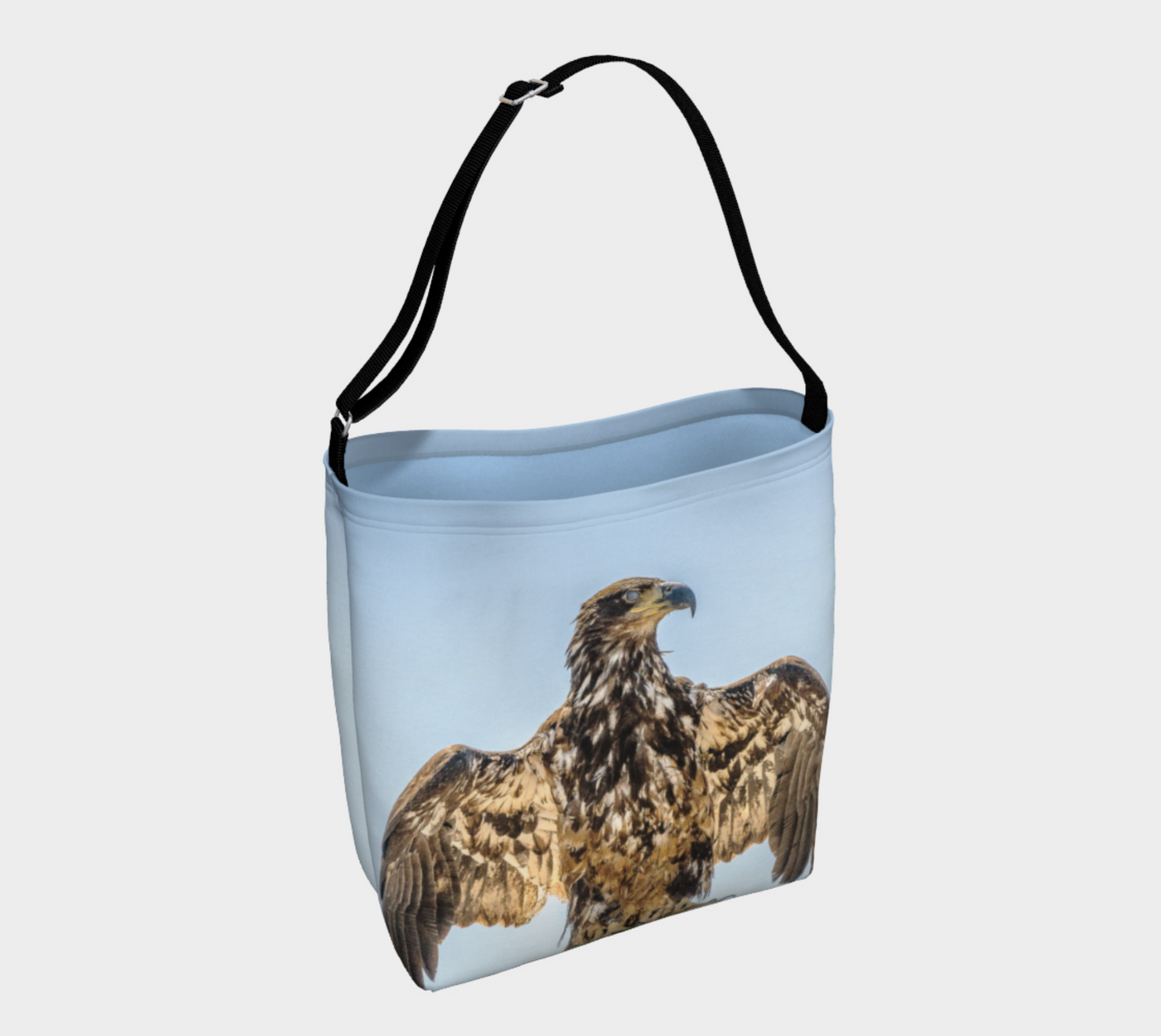 Thunderbird Eagle Neoprene Day Tote: Majestic Wildlife-Inspired Tote Bag