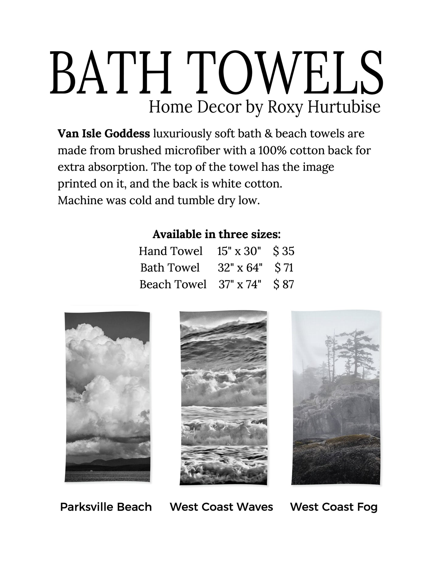 Island Goddess Bath & Beach Towels
