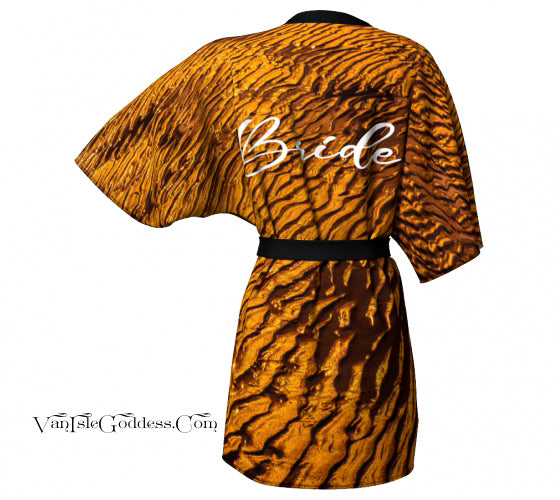 Golden Sand Kimono Robe