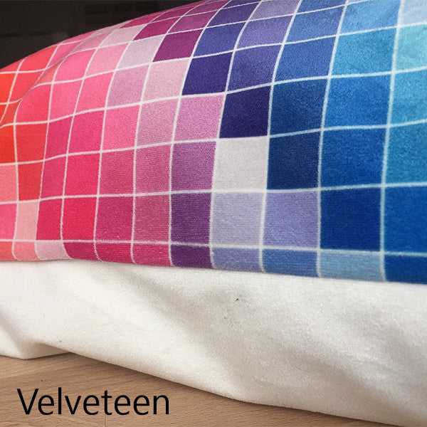 Velveteen fabric selection