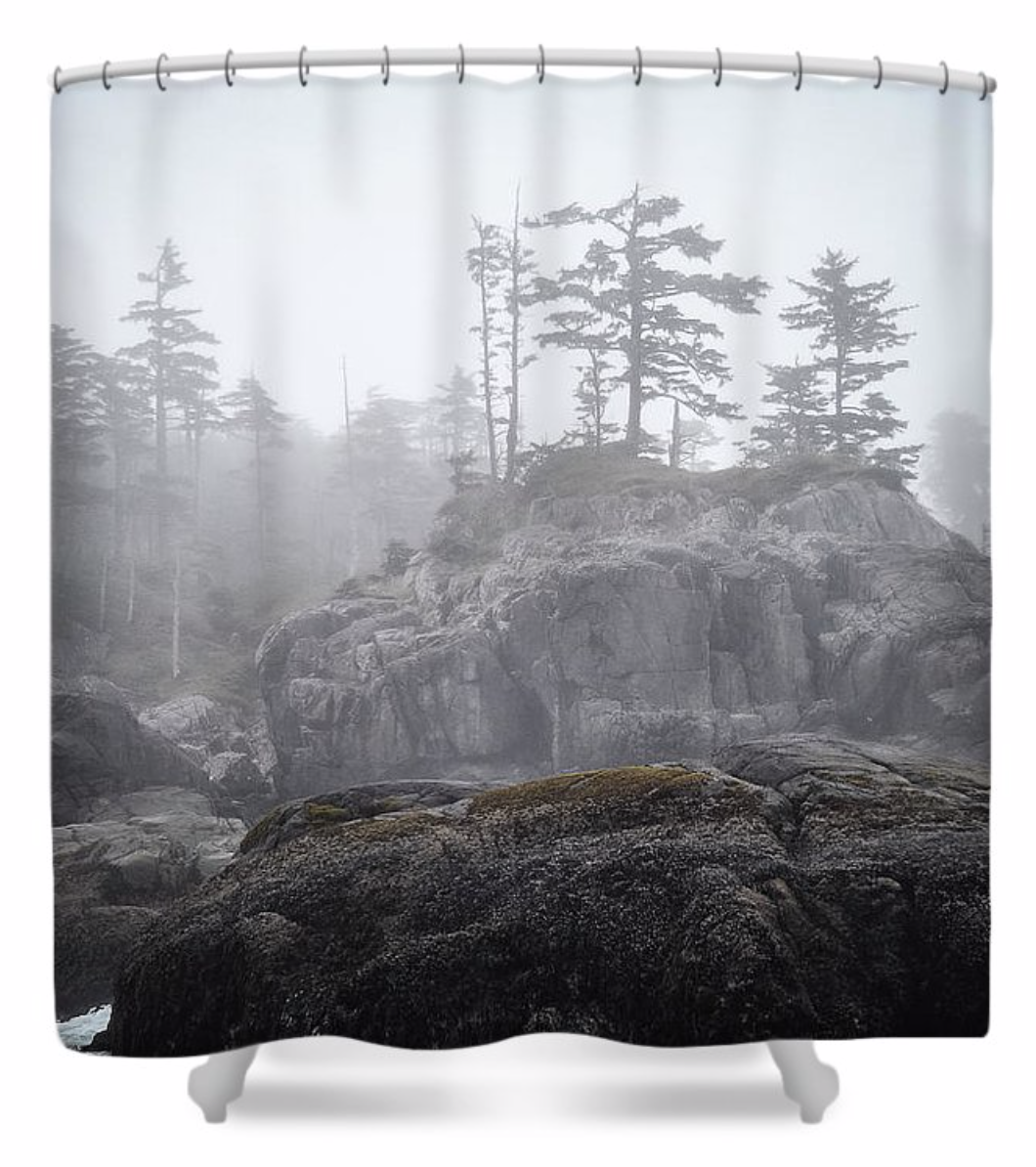 West Coast Fog Shower Curtain