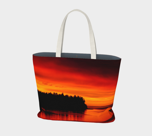 Van Isle Goddess Amazing Sunset Market Tote