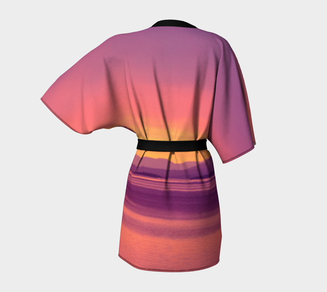 Vancouver Island Sunset Kimono Robe