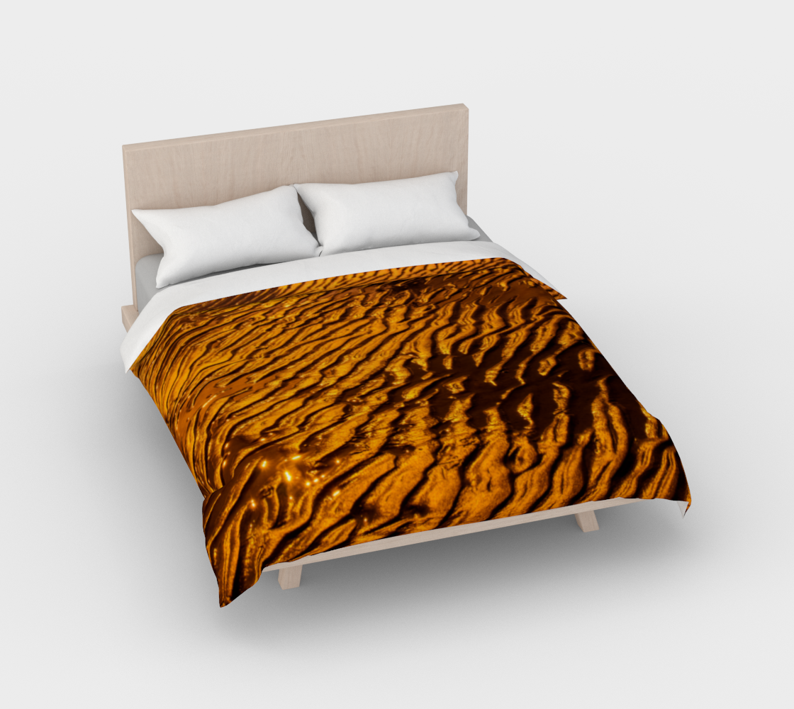 Golden Sand Cotton Duvet Cover