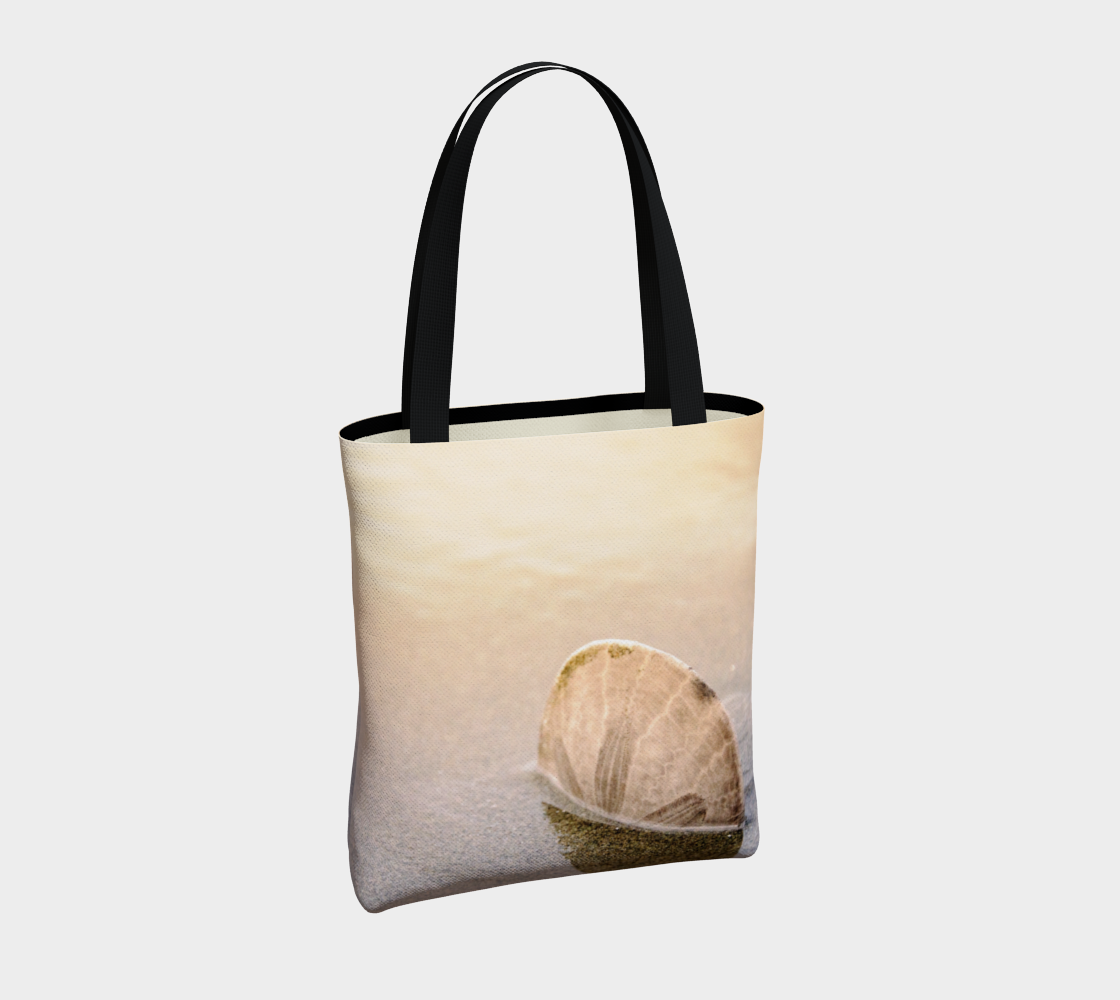 Standing in the Glow Sand Dollar Basic or Urban Tote Bag