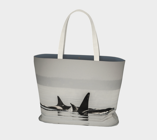 Van Isle Goddess Orca Pod oversized Market Tote.