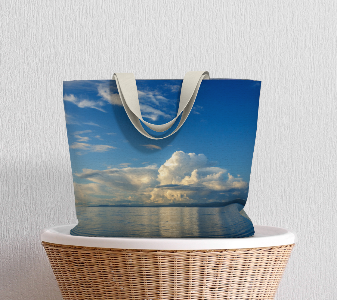 Van Isle Goddess Qualicum Beach oversized Market Tote.