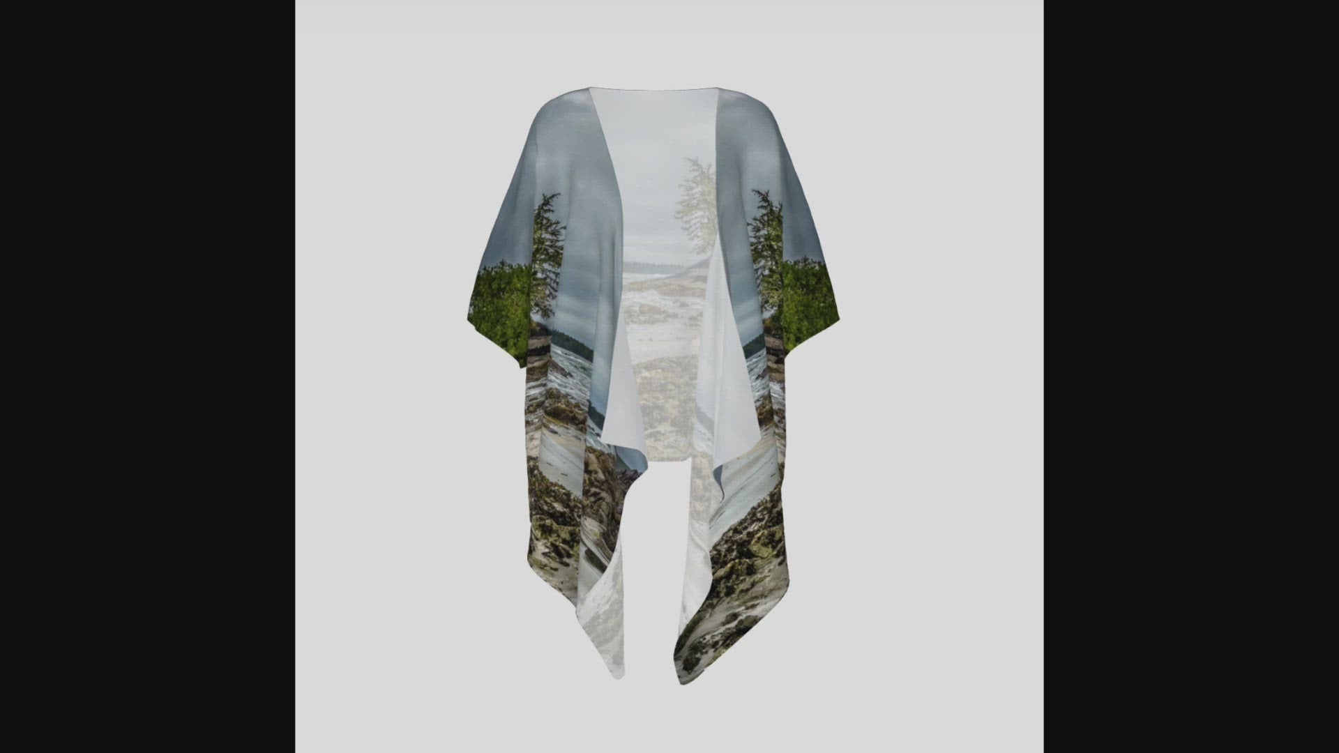 Video of McKenzie Beach draped kimono.