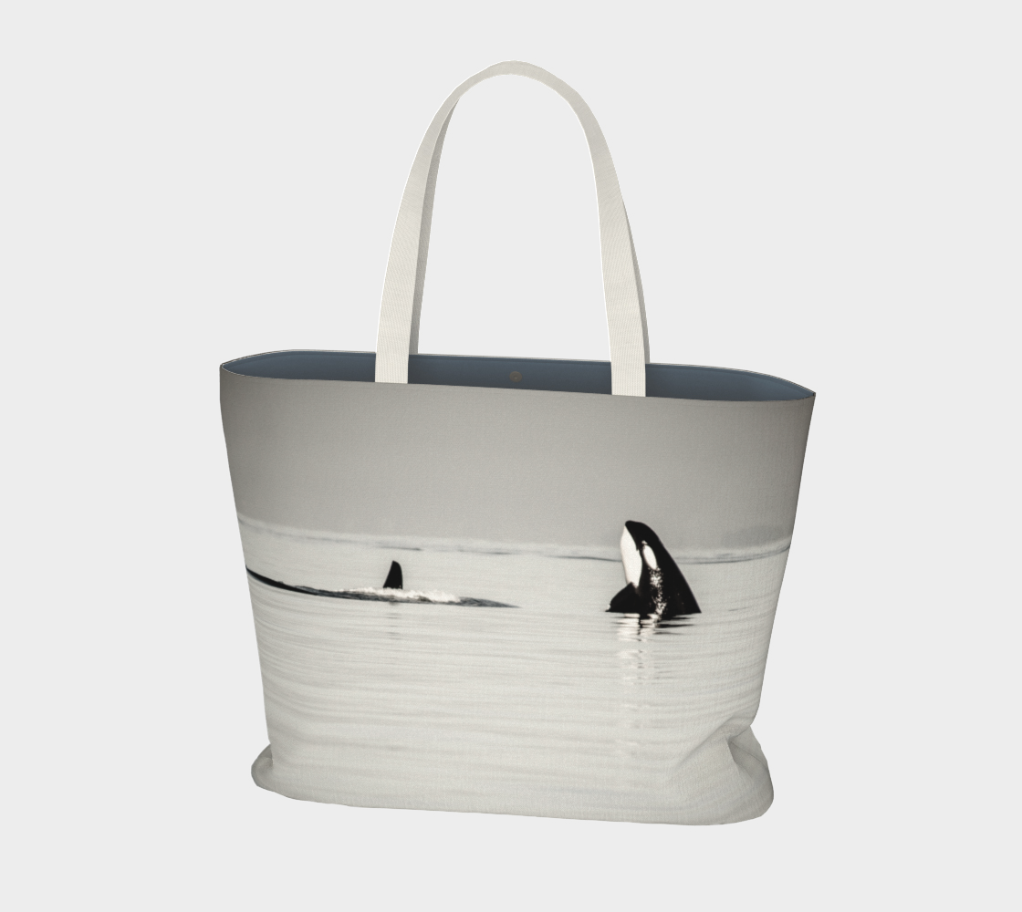 Van Isle Goddess Orca Spy Hop oversized Market Tote.
