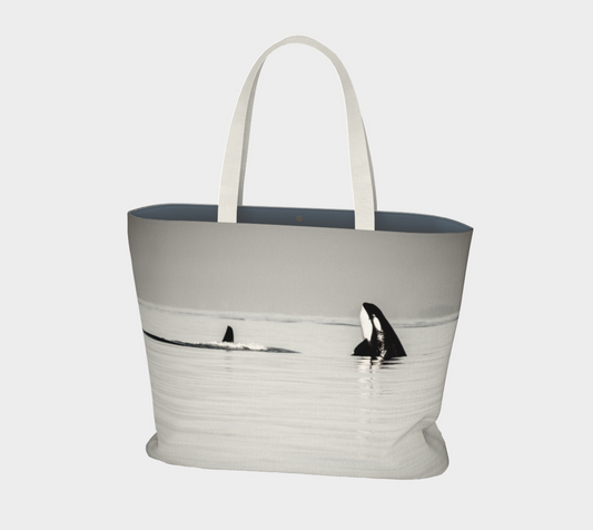 Van Isle Goddess Orca Spy Hop oversized Market Tote.