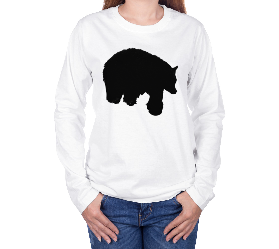 Bear Long Sleeve Unisex T-Shirt Van Isle Goddess 100% cotton crew neck long sleeve super comfy tee is a must-have basic for any wardrobe.  Whether you’re going to a gig, a sports game, a rally, or just walking down the street, this lightweight, 100% cotton crew neck is perfect!