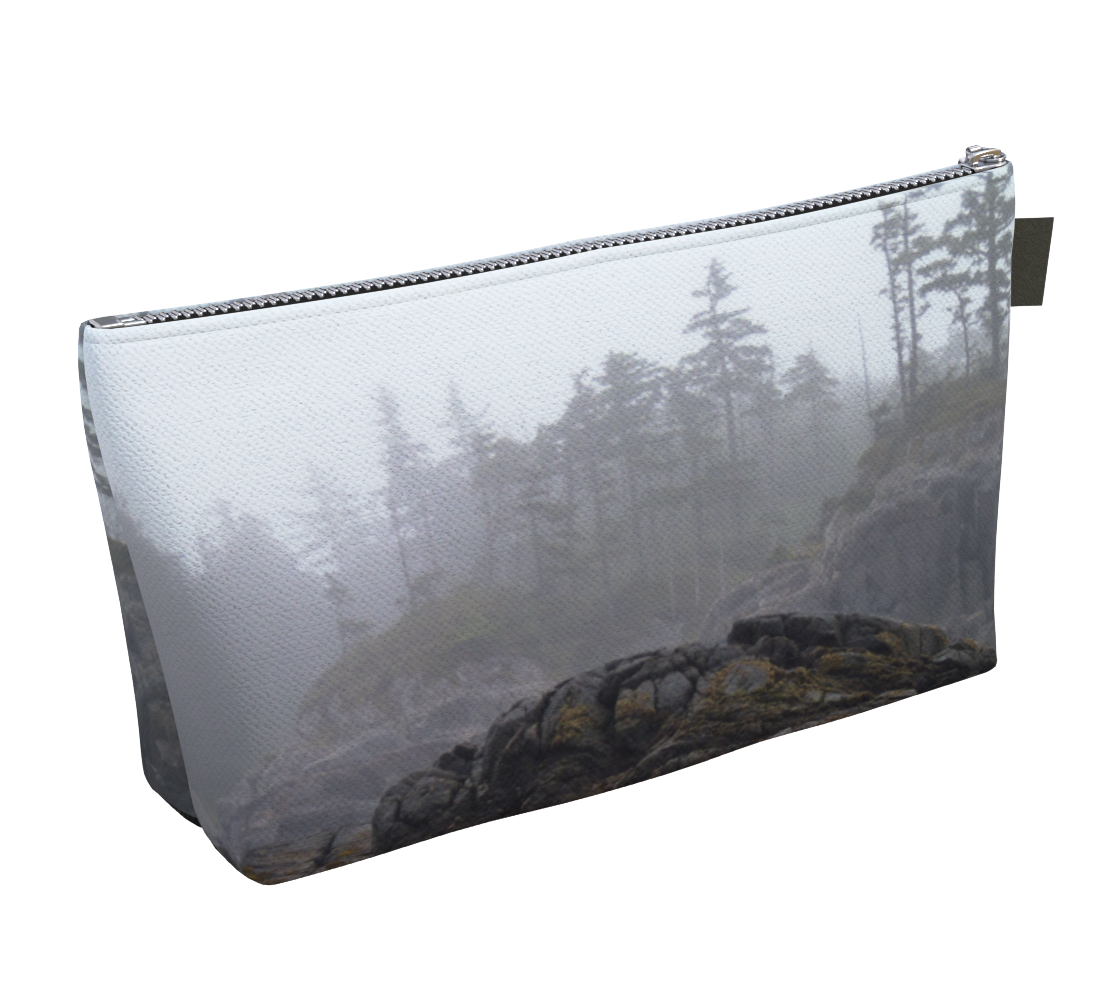 West Coast Ocean Fog Makeup Bag by Vanislegoddess.com available in 2 sizes.