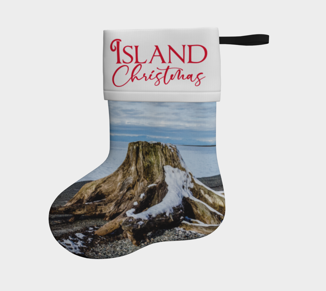 Island Christmas Holiday Stocking