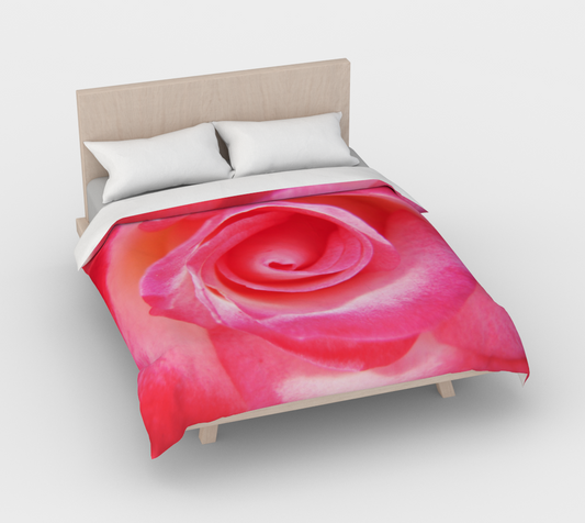 Sparkle Rose Cotton Duvet Cover