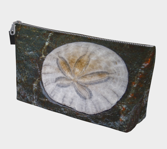 Came to Be Here Sand Dollar Makeup Travel Bag