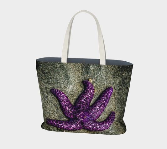 Van Isle Goddess Joy Starfish oversized Market Tote.