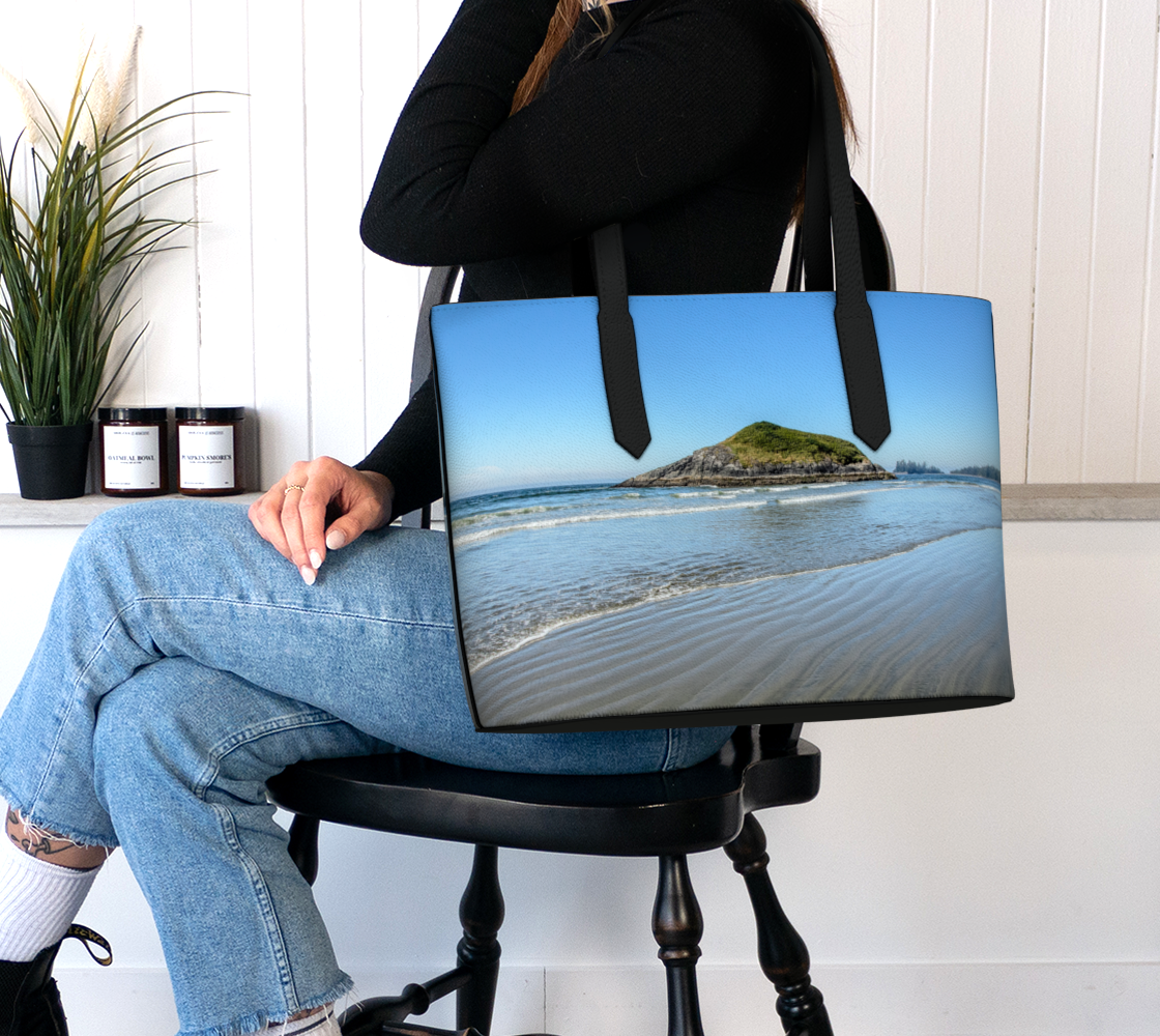 Summer Lovekin Rock Tofino Vegan Leather Tote Bag