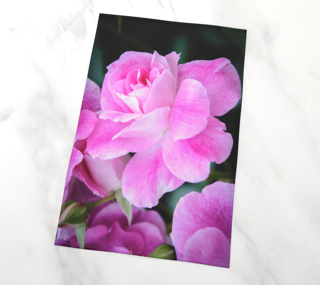 Roses In Bloom Tea Towel