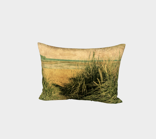 Vintage Beach Bed Pillow Sham