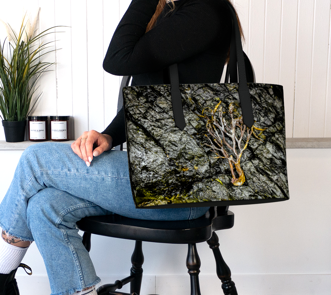 Sea to Tree Vegan Leather Tote Bag