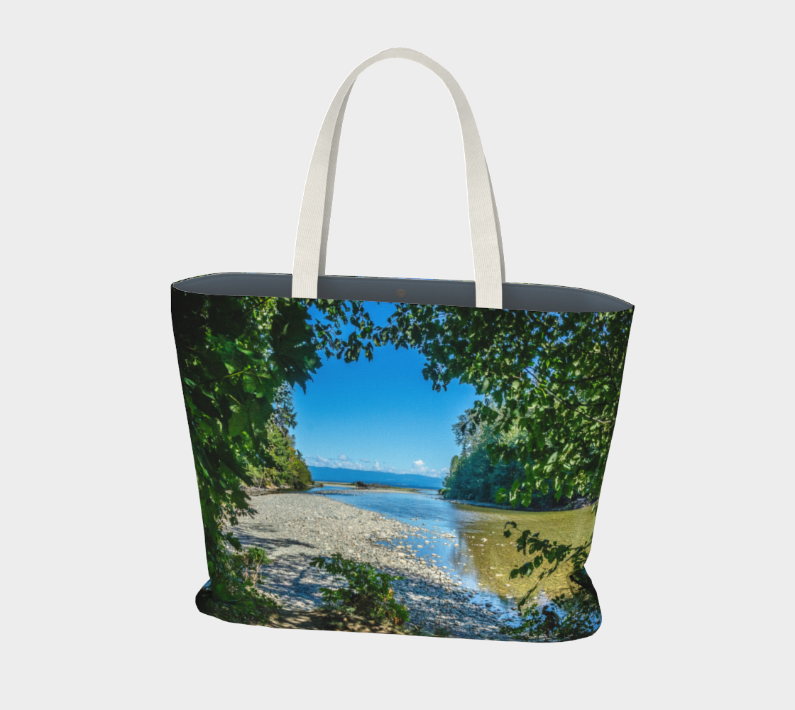 Van Isle Goddess Oyster River oversized Market Tote.