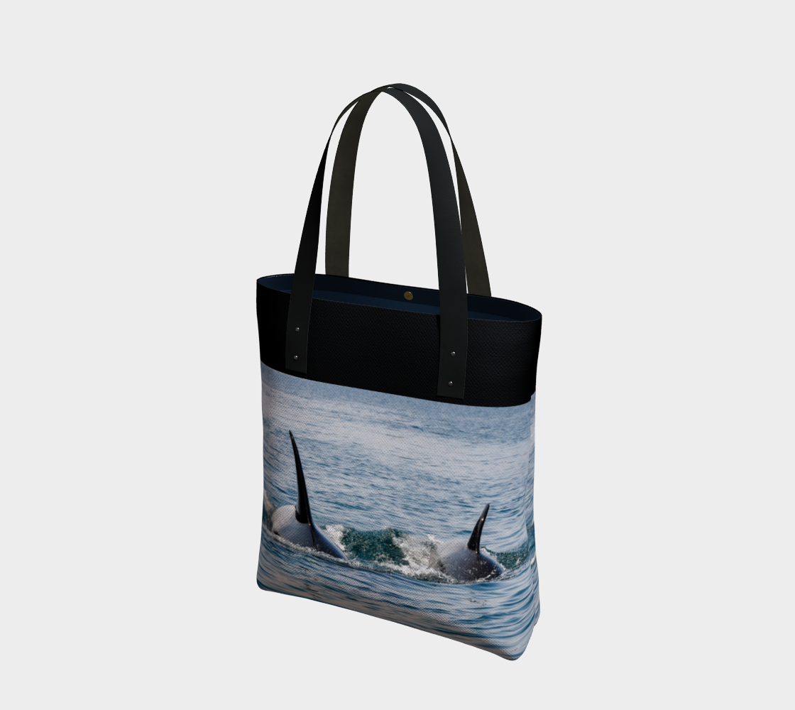 Orca By My Side Basic or Urban Tote Bag