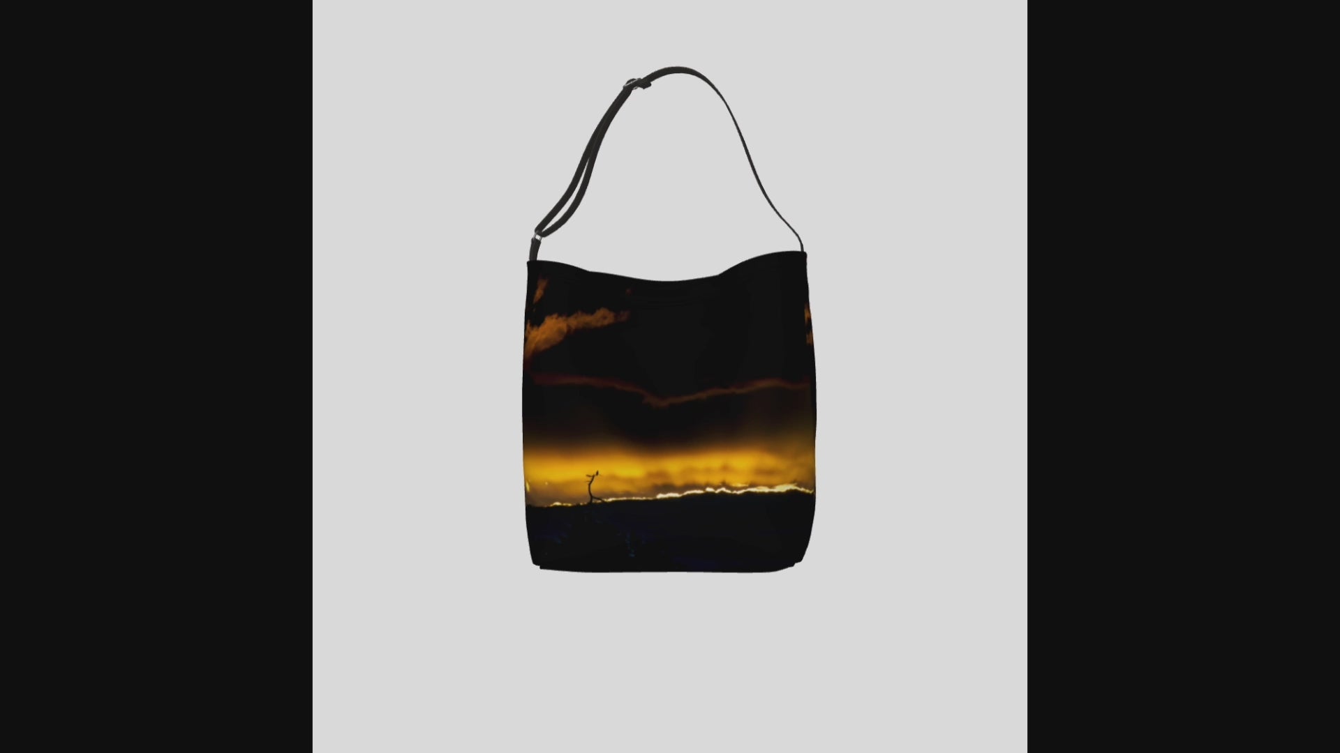 Video Eagles View Neoprene Day Tote: Majestic Wildlife-Inspired Tote Bag
