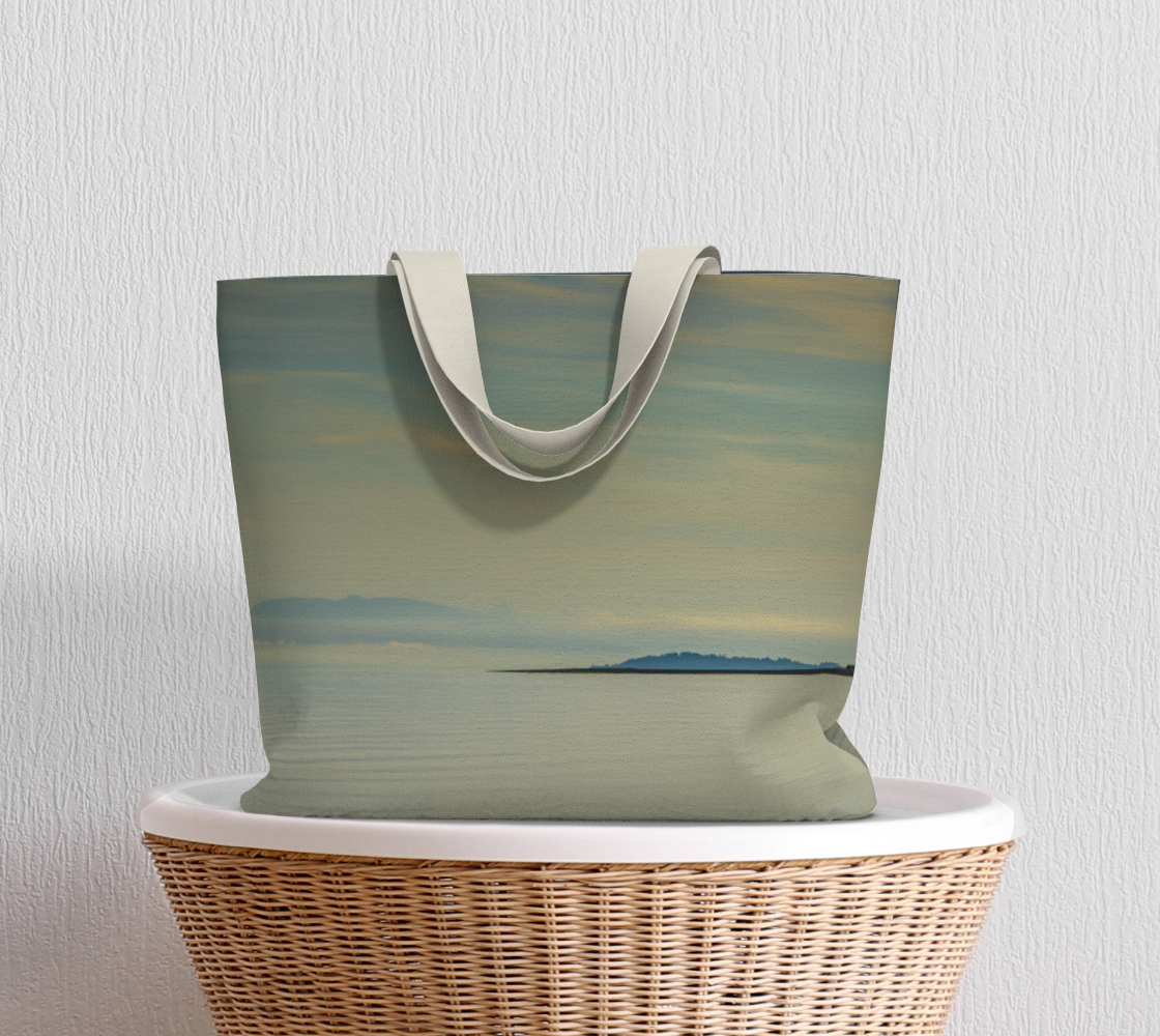 Van Isle Goddess First Light oversized market tote.