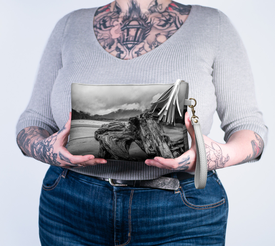 Driftwood Monument Port Renfrew Vegan Leather Makeup Bag