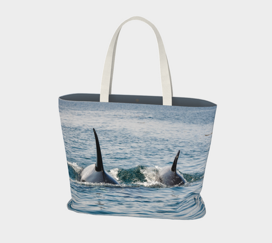 Van Isle Goddess Orcas By My Side Market Tote 