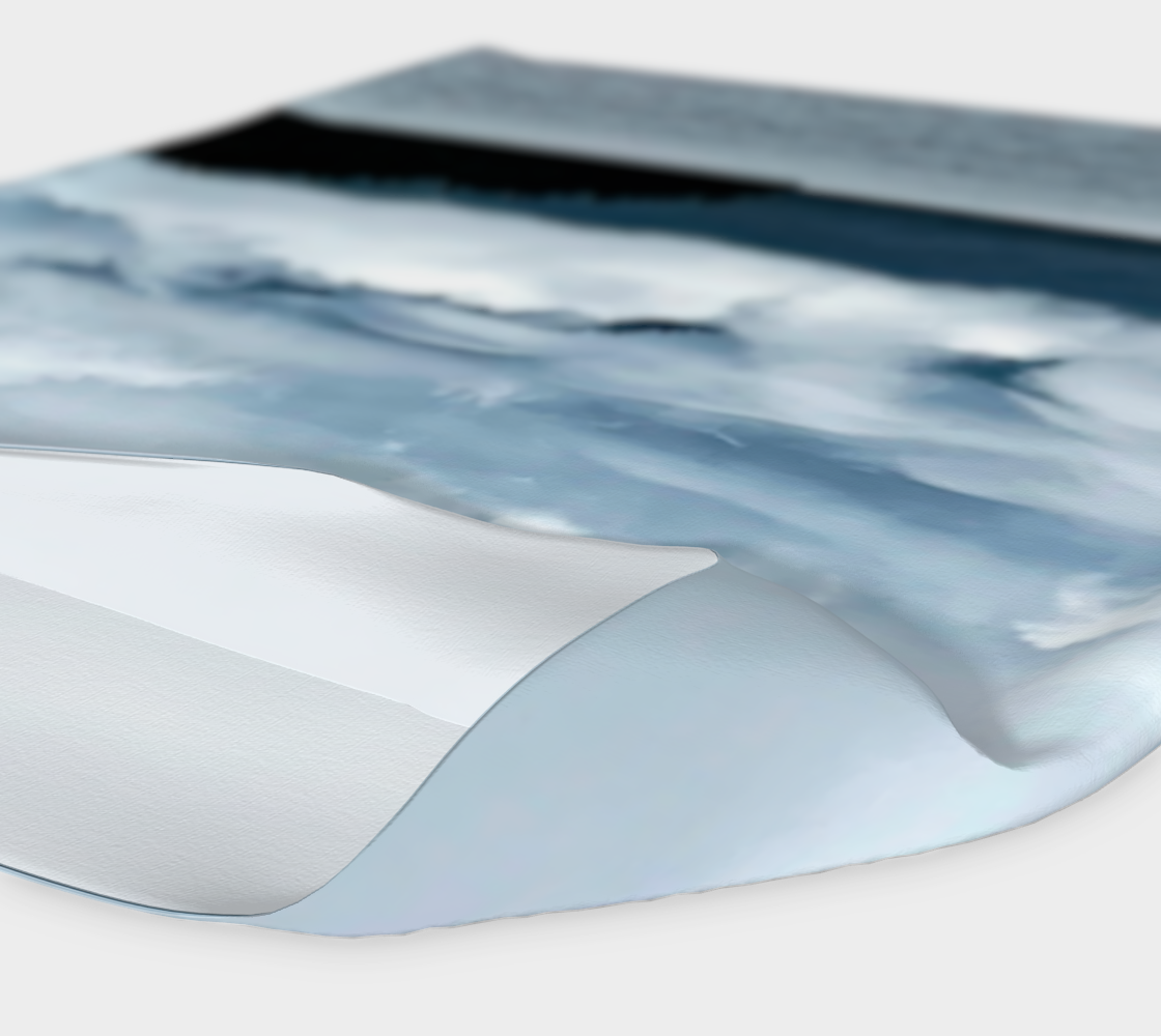Neck Gaiter or Headband with a image of the Alberni Inlet on Vancouver Island.