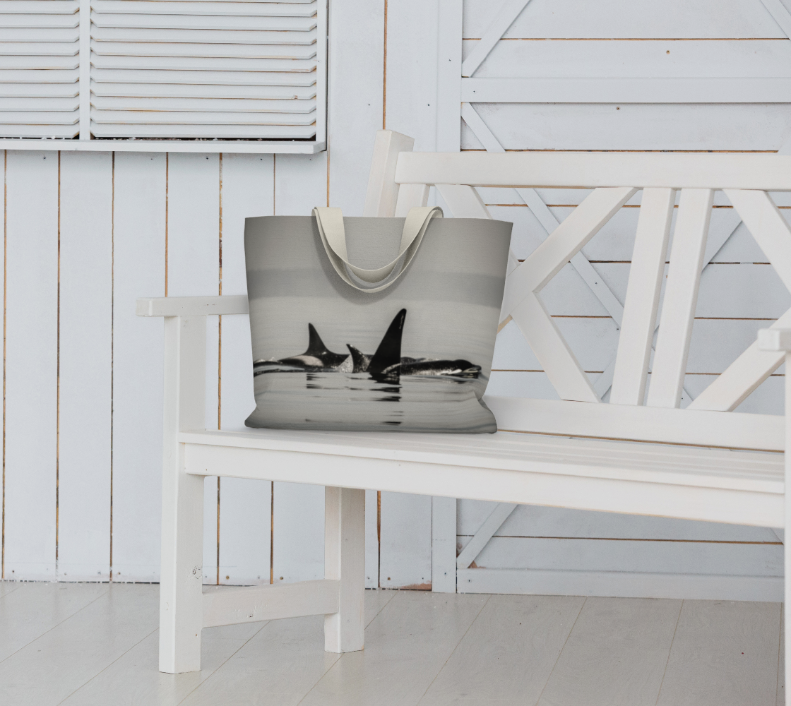 Van Isle Goddess Orca Pod oversized Market Tote.