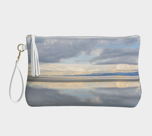 Light Language Parksville Beach Vegan Leather Makeup Bag