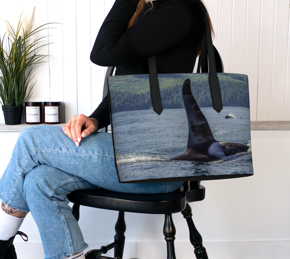 Orca So Close Vegan Leather Tote Bag
