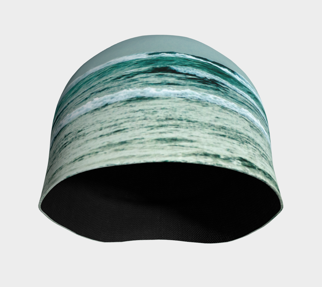 Front side of Ocean Calling Long Beach Tofino Beanie