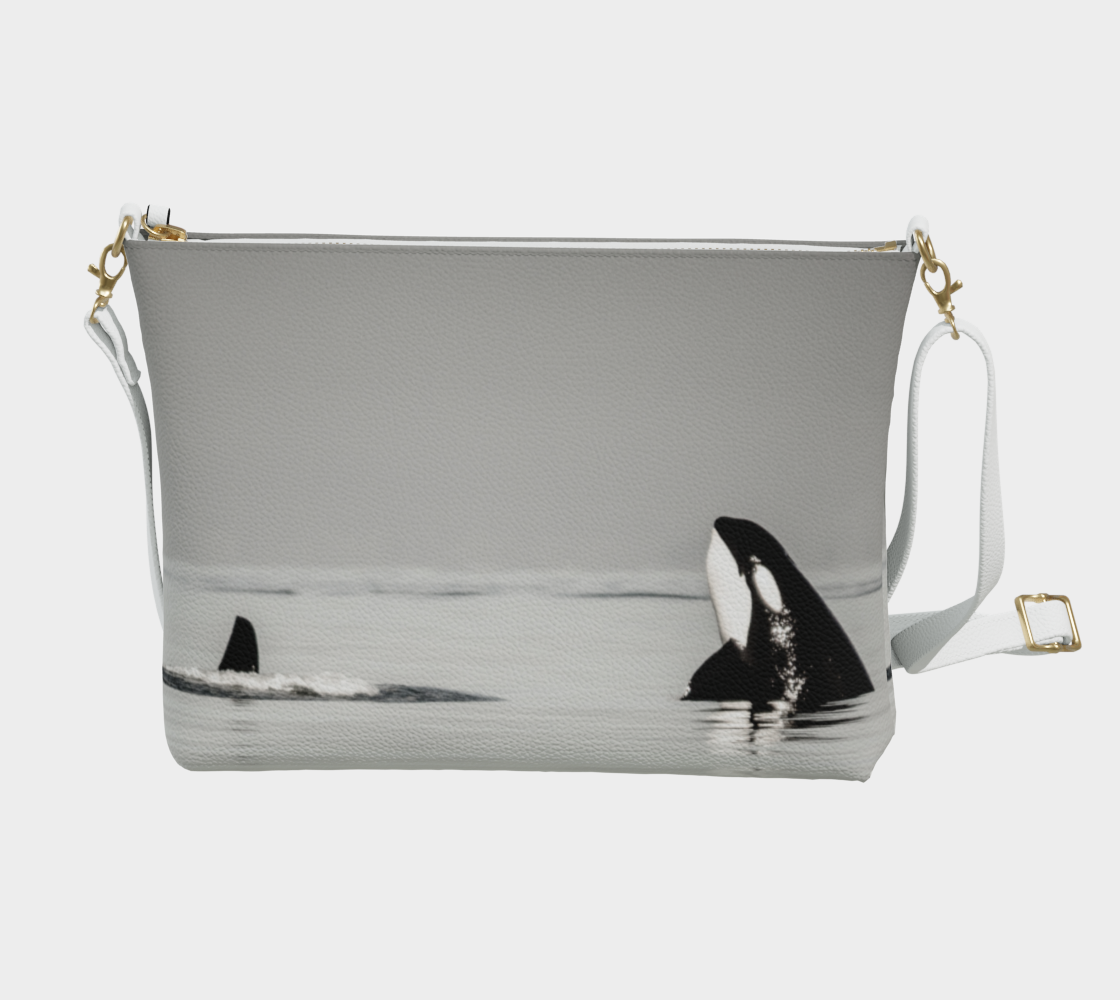 Orca Spy Hop Vegan Leather Crossbody Purse