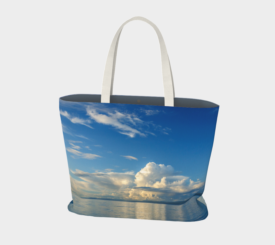 Van Isle Goddess Qualicum Beach oversized Market Tote.