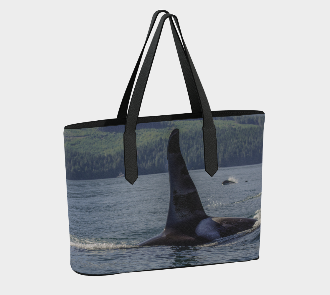 Orca So Close Vegan Leather Tote Bag