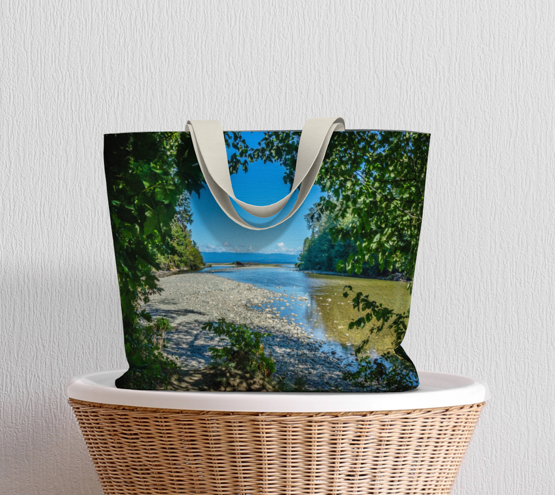 Van Isle Goddess Oyster River oversized Market Tote.