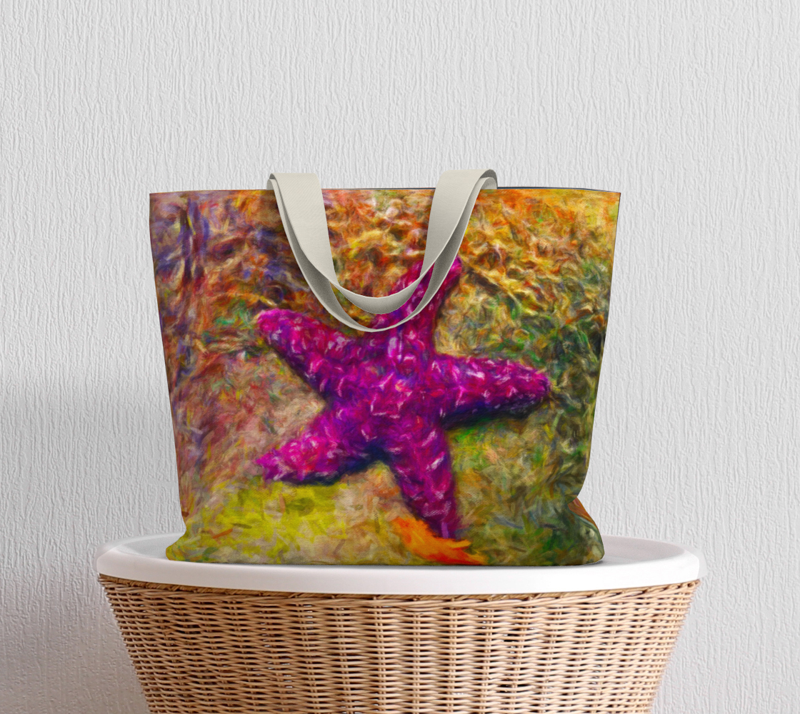 Van Isle Goddess Starfish Attraction oversized Market Tote.