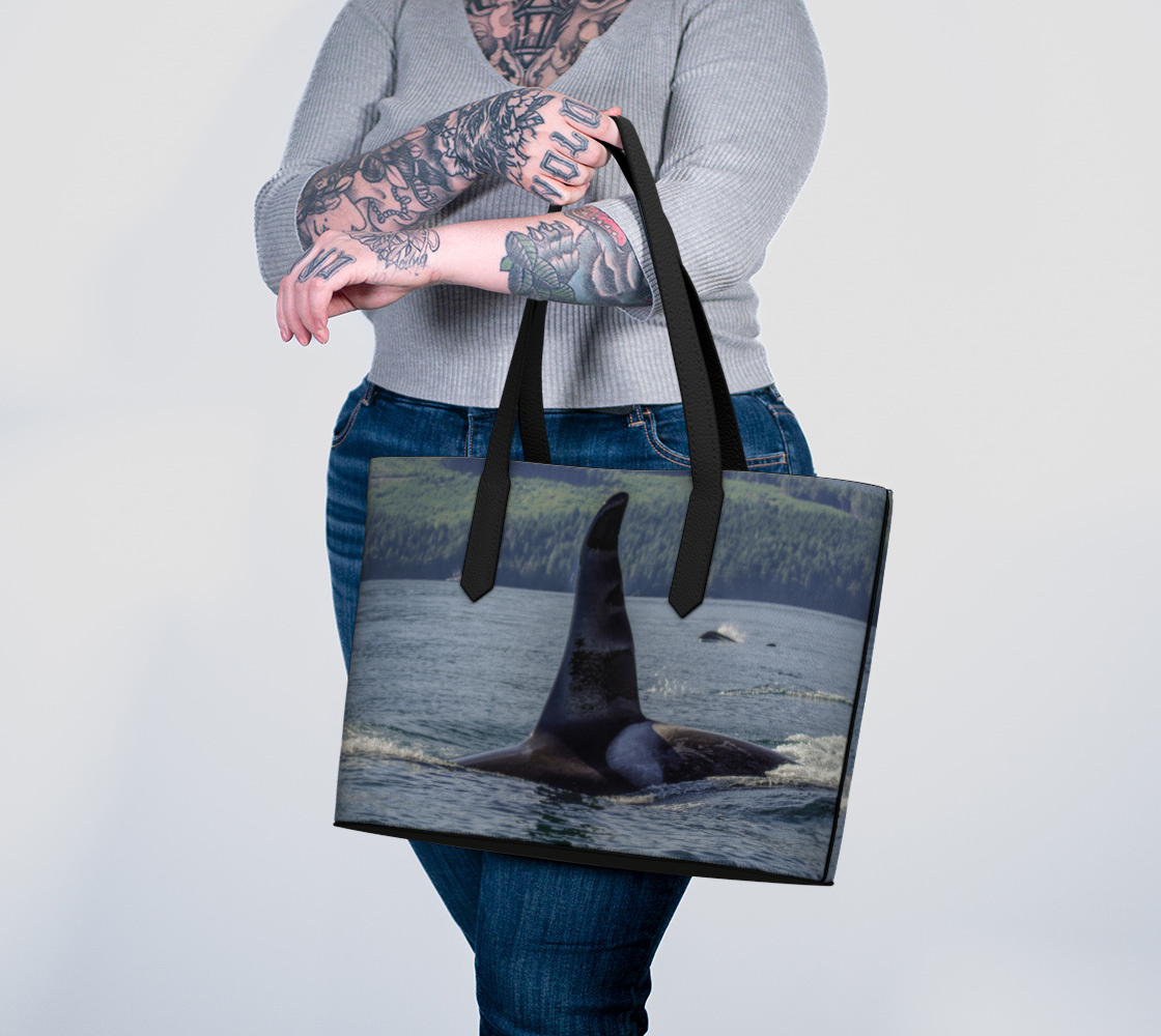 Orca So Close Vegan Leather Tote Bag