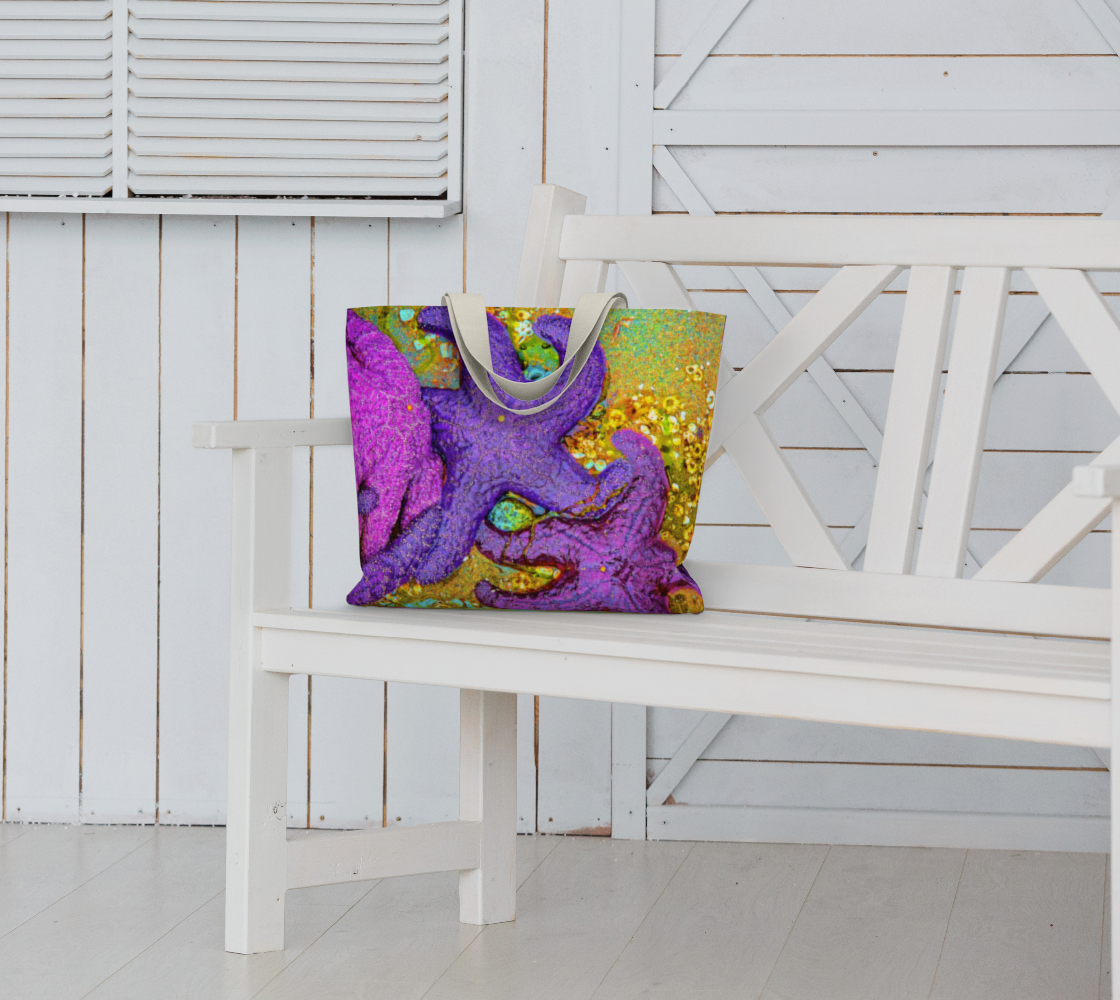Van Isle Goddess Starfish Cluster Oversized Market Tote