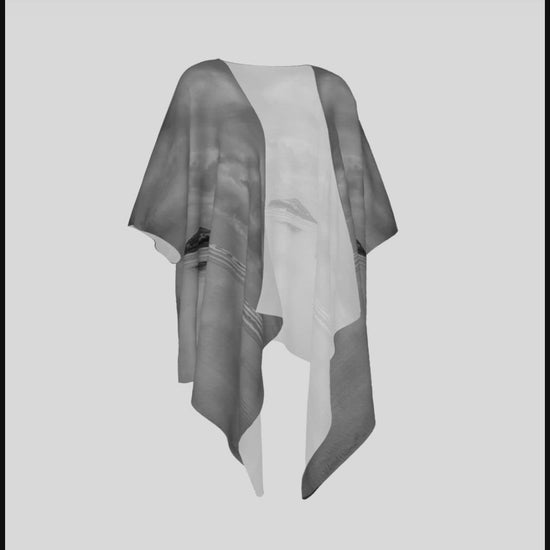 Video of the Long Beach Draped Kimono.
