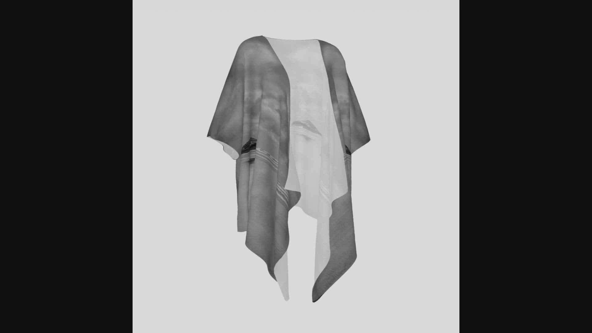 Video of the Long Beach Draped Kimono.