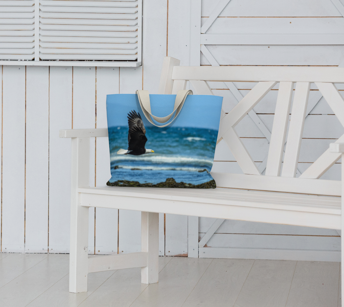 Van Isle Goddess Fly Like A Eagle oversized market tote.