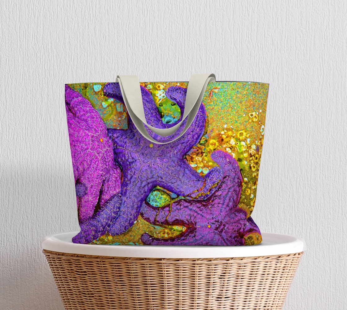 Van Isle Goddess Starfish Cluster Oversized Market Tote