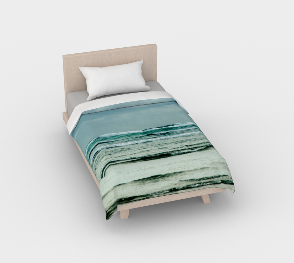 Ocean Calling Long Beach Tofino Cotton Duvet Cover