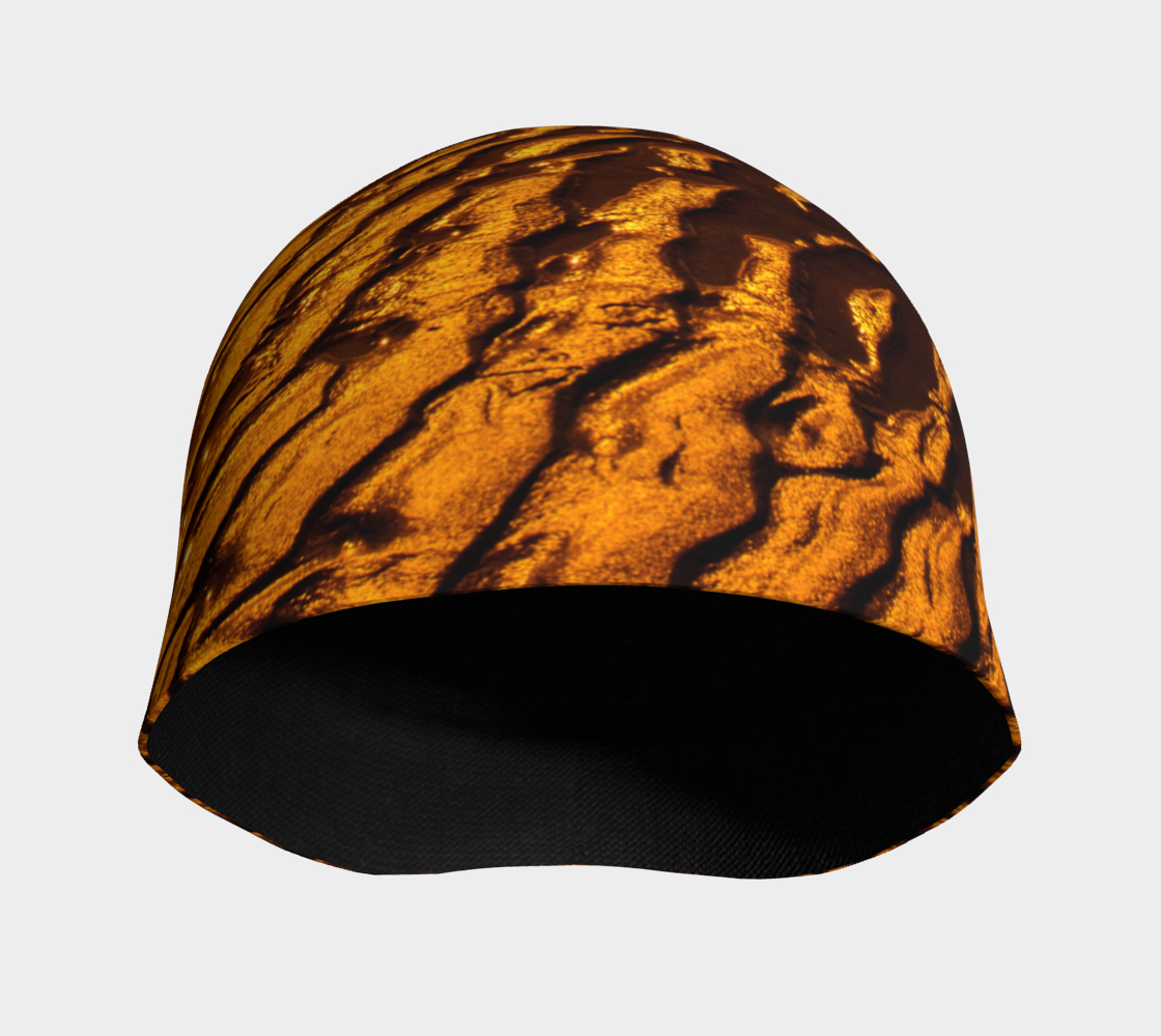 Front side Golden Sand Beanie by Roxy Hurtubise VanIsleGoddess.Com