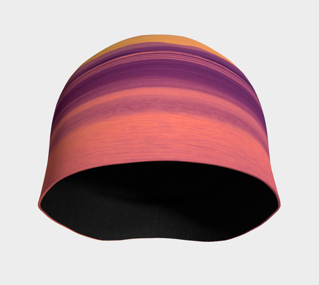 Vancouver Island Sunset Beanie by Roxy Hurtubise VanIsleGoddess.Com