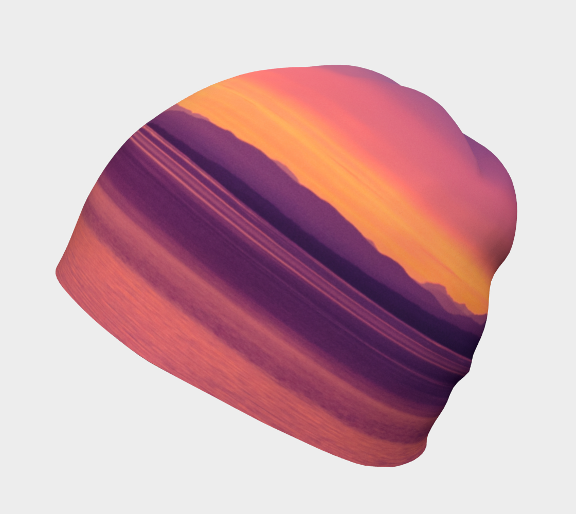 Vancouver Island Sunset Beanie by Roxy Hurtubise VanIsleGoddess.Com